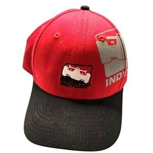 Indycar hat cap Youth Red Black Snapback New Era 9FORTY